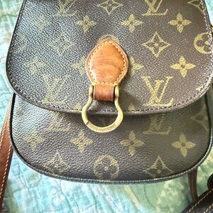 Louis Vuitton Monogram Black and Brown Shoulder Bag